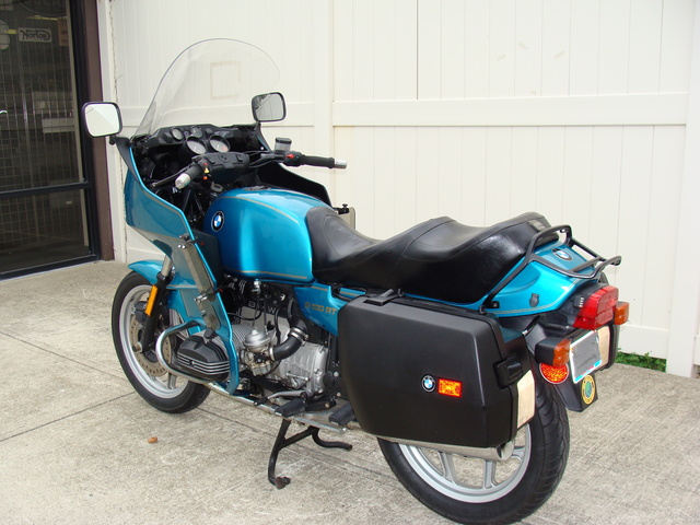 6293883 '93 R100RT, Turquoise 003 SOLD.....6293883 1993 BMW R100RT, Turquoise. NEW Tires, Sealed Battery, Alternator, Regulator. BMW Saddlebags, Engine Guards, Brown Sidestand, + much more!