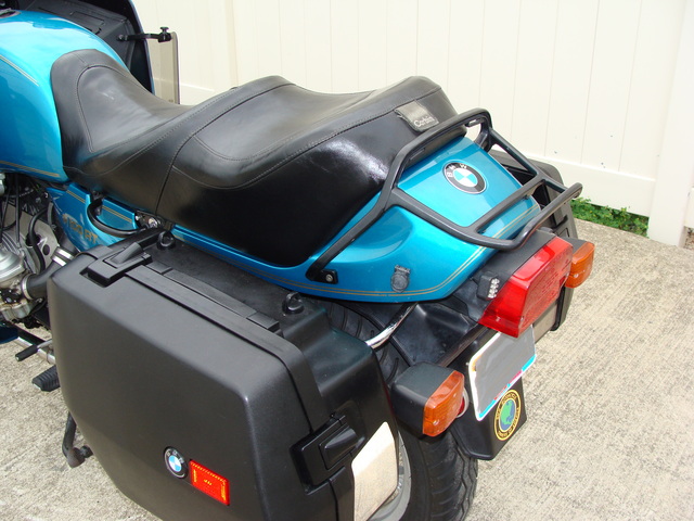 6293883 '93 R100RT, Turquoise 006 SOLD.....6293883 1993 BMW R100RT, Turquoise. NEW Tires, Sealed Battery, Alternator, Regulator. BMW Saddlebags, Engine Guards, Brown Sidestand, + much more!