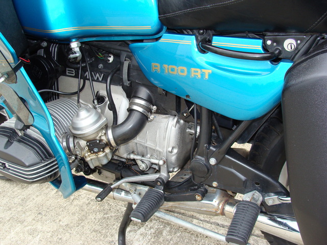 6293883 '93 R100RT, Turquoise 009 SOLD.....6293883 1993 BMW R100RT, Turquoise. NEW Tires, Sealed Battery, Alternator, Regulator. BMW Saddlebags, Engine Guards, Brown Sidestand, + much more!