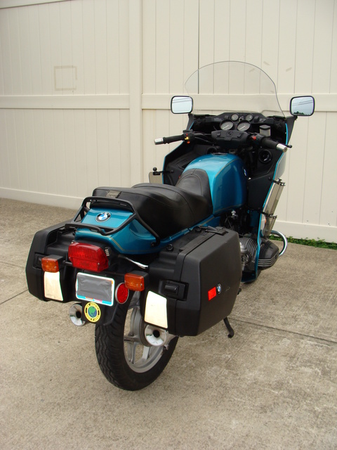 6293883 '93 R100RT, Turquoise 014 SOLD.....6293883 1993 BMW R100RT, Turquoise. NEW Tires, Sealed Battery, Alternator, Regulator. BMW Saddlebags, Engine Guards, Brown Sidestand, + much more!