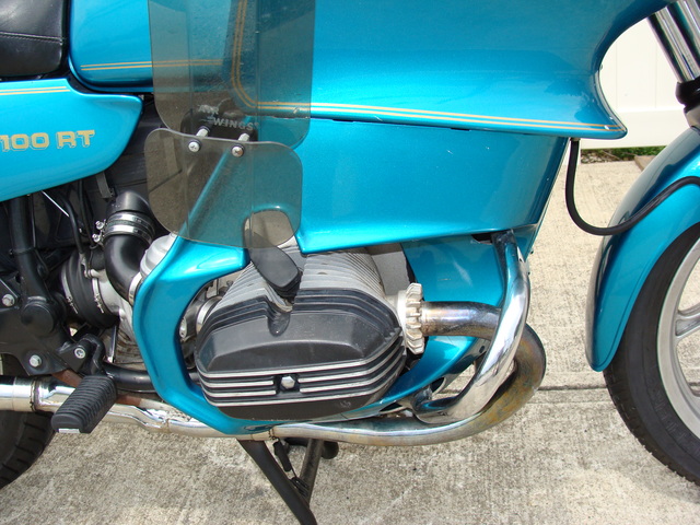 6293883 '93 R100RT, Turquoise 025 SOLD.....6293883 1993 BMW R100RT, Turquoise. NEW Tires, Sealed Battery, Alternator, Regulator. BMW Saddlebags, Engine Guards, Brown Sidestand, + much more!