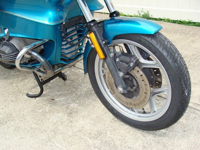 6293883 '93 R100RT, Turquoise 026 SOLD.....6293883 1993 BMW R100RT, Turquoise. NEW Tires, Sealed Battery, Alternator, Regulator. BMW Saddlebags, Engine Guards, Brown Sidestand, + much more!