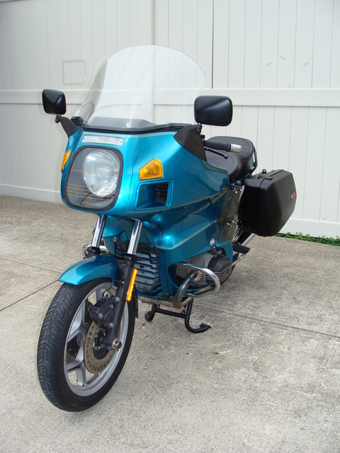 6293883 '93 R100RT, Turquoise 029 SOLD.....6293883 1993 BMW R100RT, Turquoise. NEW Tires, Sealed Battery, Alternator, Regulator. BMW Saddlebags, Engine Guards, Brown Sidestand, + much more!