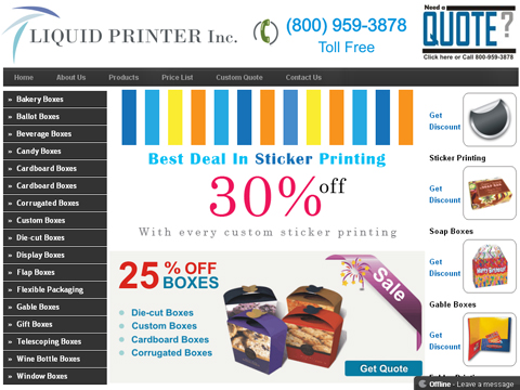 website Printing And Packaging