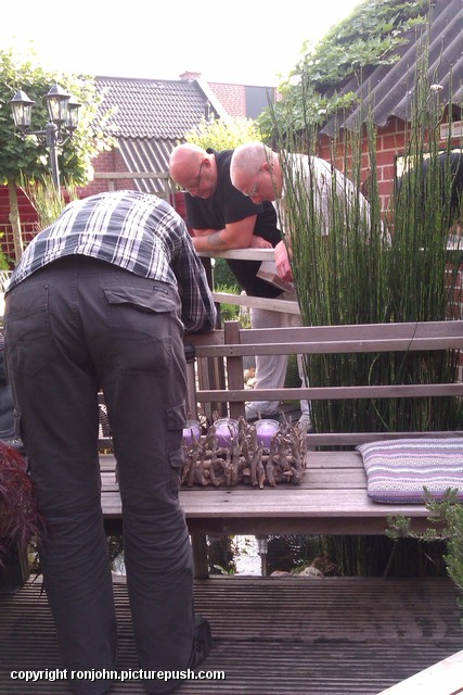 Hans en Riet op bezoek 21-06-14 (12) In de tuin 2013
