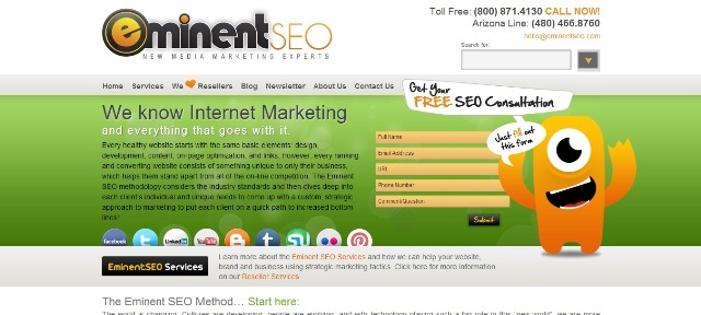 Custom Website Design Eminent SEO