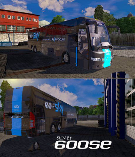 ets2 Volvo 9700 Luxury The Team Sky Skin by goose dutchsimulator