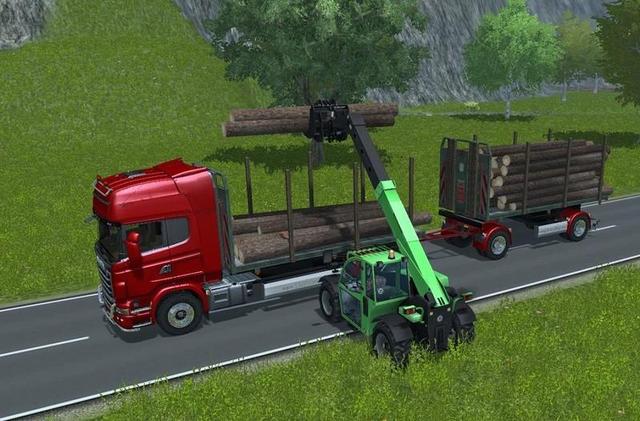 fs13 Scania R730 log  + aanhanger by dimanix 2 Farming Simulator 2013