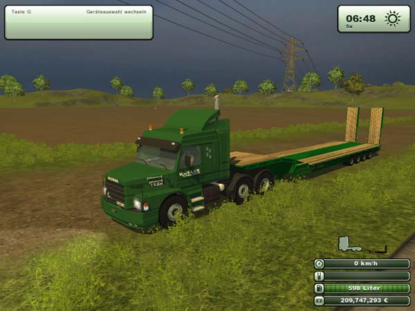 fs13 Scania113H by Pyro87 (ETS Convert), Turboband Farming Simulator 2013