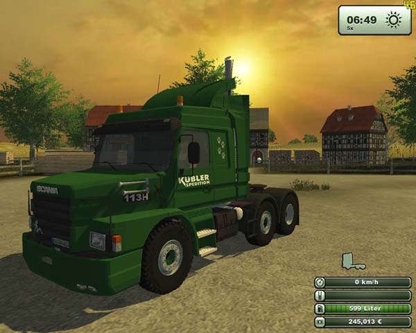 fs13 Scania113H by Pyro87 (ETS Convert), Turboband Farming Simulator 2013