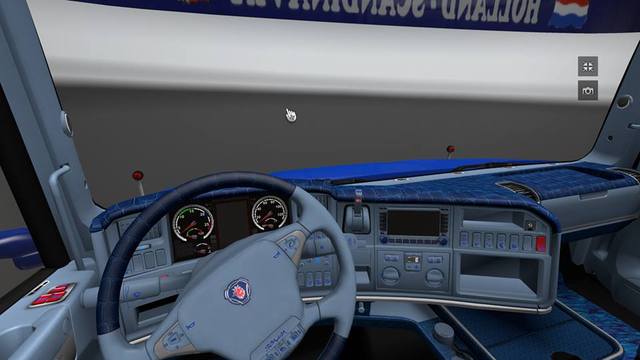 ets2 Blue interior Scania T 1.3 by jalihaag dutchsimulator