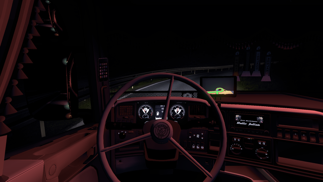 ets2 Scania by Julian with red interior ligth 3 dutchsimulator