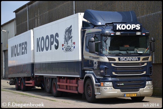 23-BBV-5 Scania R440 Wolter Koops-BorderMaker 2014