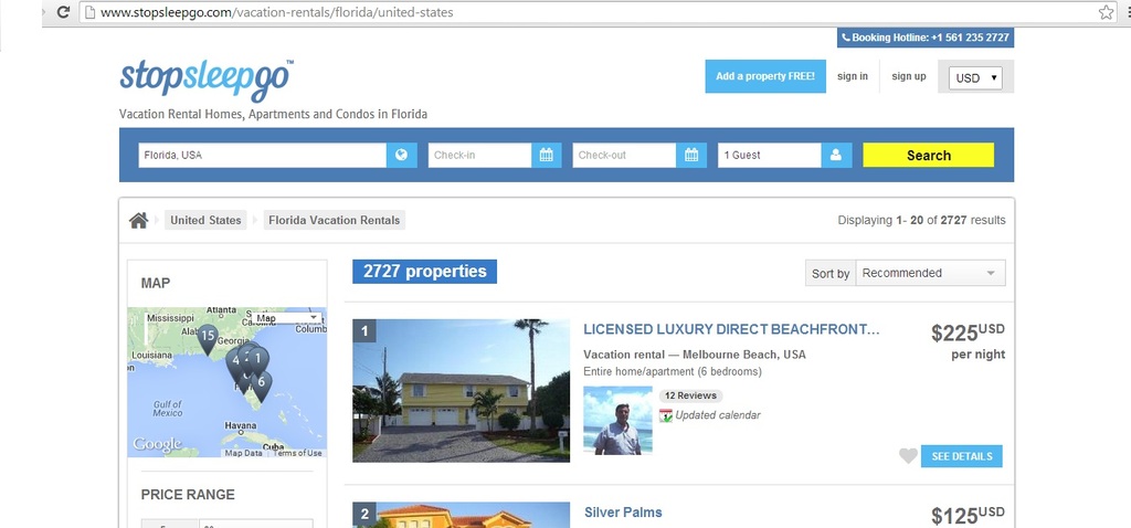 Florida Vacation Rentals Vacation Rentals In Florida