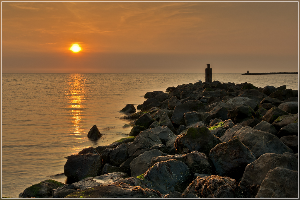 DSC 7782Zon op de pier 1024 kader - 