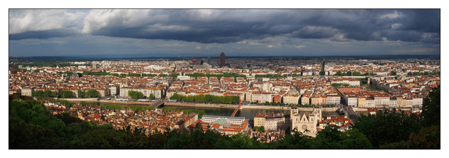Lyon Panorama France Panoramas