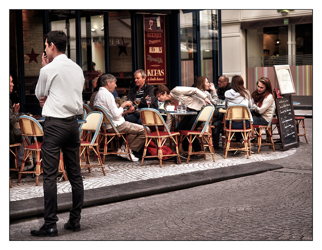 Rue Montorgueil Cafe France