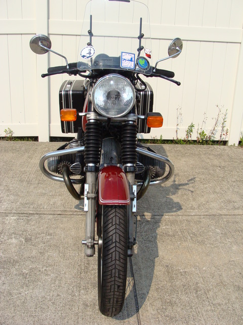 4964226 '75 R90-6, Copper. 026 SOLD.....4964226 1976 BMW R90/6, Copper. 24 Ltr Fuel Tank, BMW expanded tool kit, Ownerâ€™s Manual, Olympic Saddlebags on Krauser Mounts with Tail Rack,  Koni Shocks, Telefix Fork Brace, Progressive lower Fork Brace, Metzeller Tires, Extended Oil Pan, sma