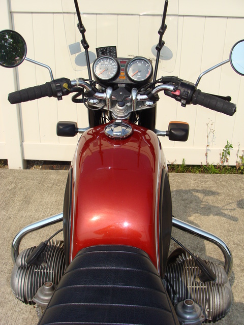 4964226 '75 R90-6, Copper. 031 SOLD.....4964226 1976 BMW R90/6, Copper. 24 Ltr Fuel Tank, BMW expanded tool kit, Ownerâ€™s Manual, Olympic Saddlebags on Krauser Mounts with Tail Rack,  Koni Shocks, Telefix Fork Brace, Progressive lower Fork Brace, Metzeller Tires, Extended Oil Pan, sma