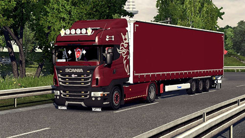 ets2 Scania R420 + Krone trailer tested 1.10 dutchsimulator