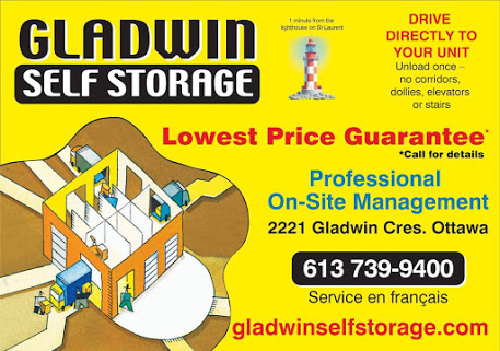 Ottawa ON Moving and Storage Service || 613-739-94 Gladwin Self Storage  ||  613-739-9400