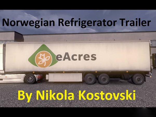 ets2 Norwegian Refrigerator Trailer By Nikola Kost dutchsimulator