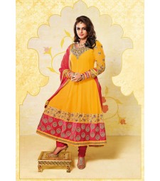 aesthetic tamato and yellow salwar highlifefashion