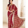 crimson em saree - highlifefashion