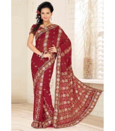 crimson em saree highlifefashion