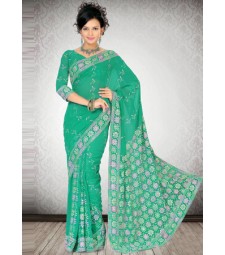 green saree highlifefashion