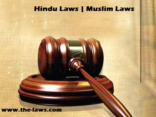 Hindu Laws | Muslim Laws | Law News Picture Box