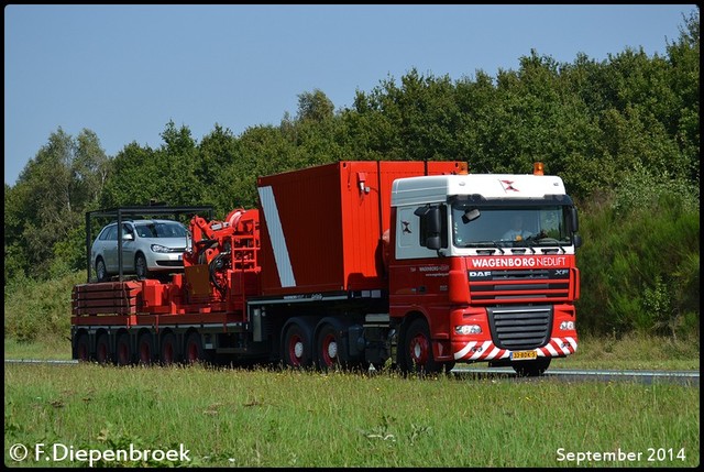 33-BDK-5 DAF 105 Wagenborg-BorderMaker Rijdende auto's