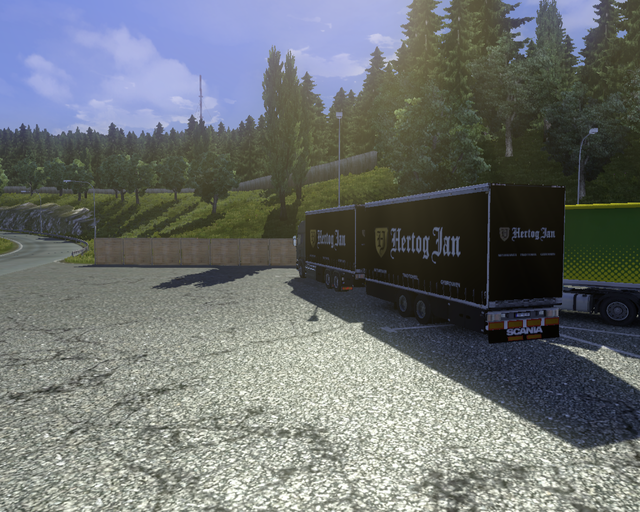 ets2 Scania Streamline + Tandem Hertog Jan prive skin ets2