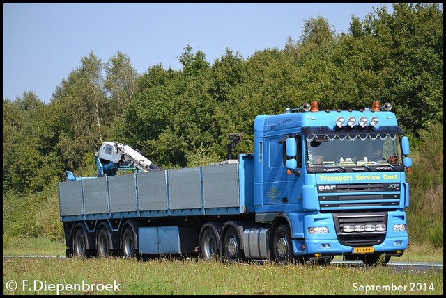 BV-RF-11 DAF 105 Transport Service Oost-BorderMake Rijdende auto's