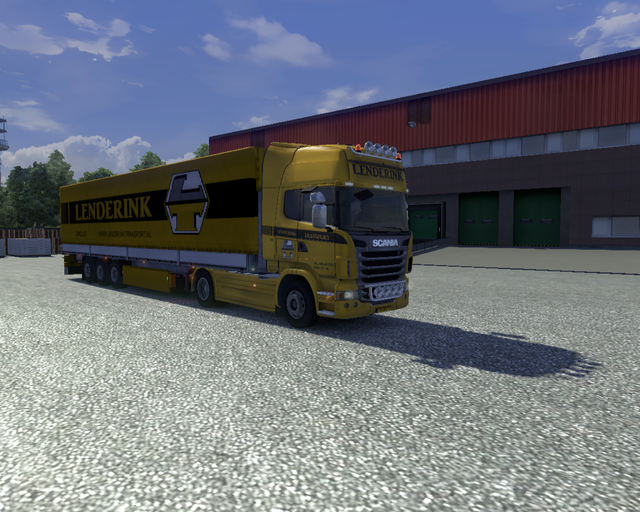 ets2 Scania Streamliner Lenderink Transport Zwolle prive skin ets2