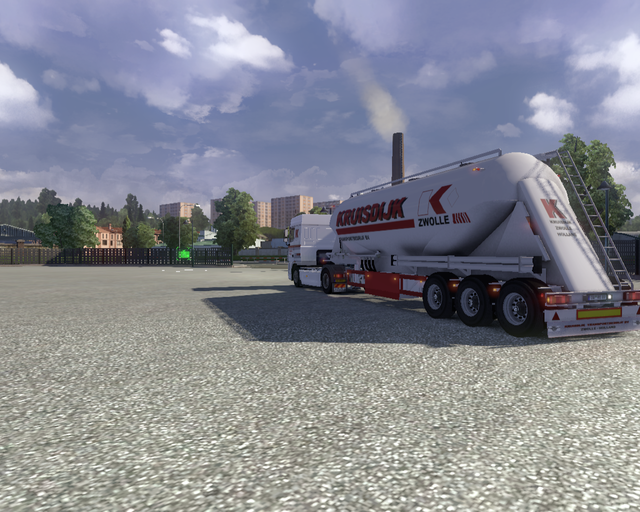 ets2 Daf 95XF + Cementtrailer Kruisdijk Zwolle 3 prive skin ets2