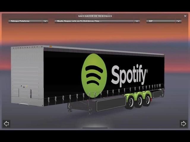 ets2 Spotify Trailer tested 1.12 by nic0ch0c .scs dutchsimulator