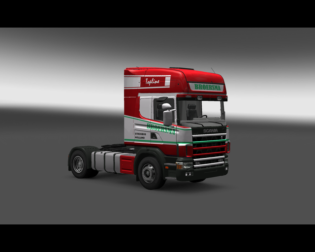 ets2 Scania 124L 420 Broersma Stroobos holland  1  prive skin ets2