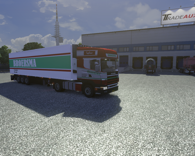 ets2  Scania 124L 420 + Cooliner Broersma Stroobos prive skin ets2