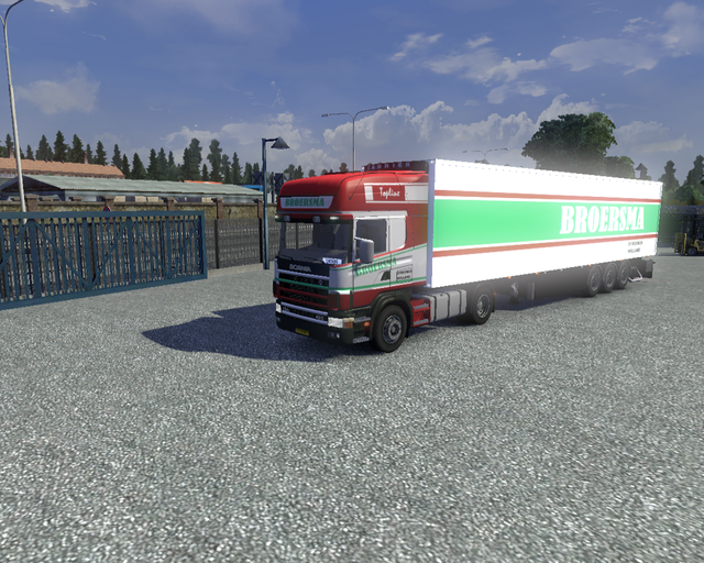 ets2  Scania 124L 420 + Cooliner Broersma Stroobos prive skin ets2