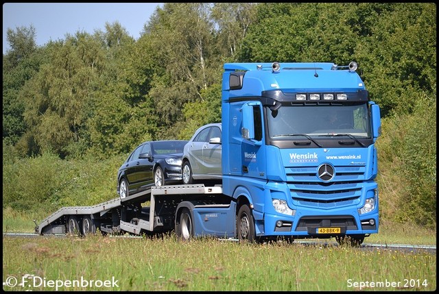 43-BBK-9 MB Actros MP4 Wensink-BorderMaker Rijdende auto's