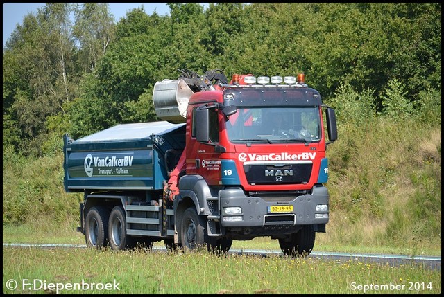 BZ-JB-95 MAN TGS van Kalker-BorderMaker Rijdende auto's