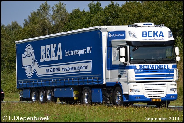 BZ-LG-28 DAF 105 Rehwinkel de Groeve-BorderMaker Rijdende auto's