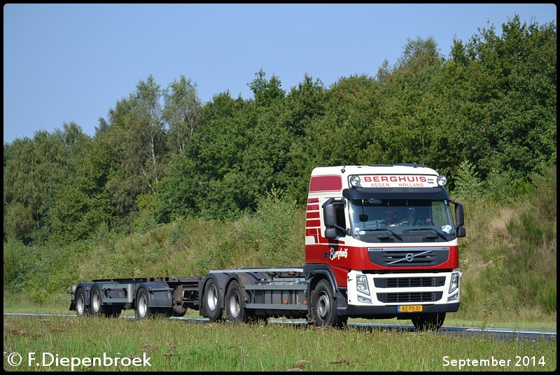 BZ-PS-51 Volvo FM Berghuis-BorderMaker - Rijdende auto's