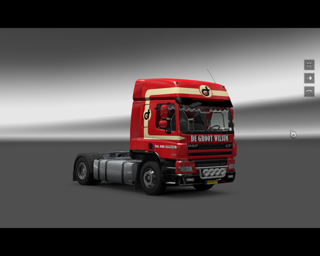 ets2 Daf CF De Groot Wilsum 1 prive skin ets2