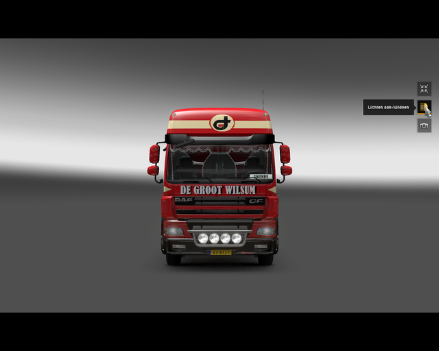 ets2 Daf CF De Groot Wilsum 5 prive skin ets2