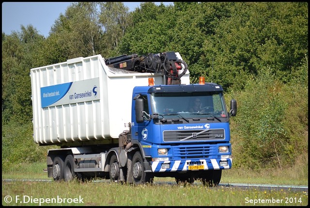 BJ-PB-77 Volvo FM12 van Gansewinkel-BorderMaker Rijdende auto's