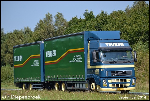 BS-ZN-99 Volvo FH Teuben-BorderMaker Rijdende auto's