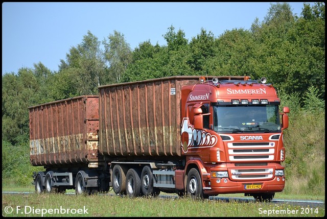 BV-FJ-42 Scania R500 van Simmeren-BorderMaker Rijdende auto's