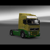 ets2 Volvo Fh 4x2 Groen en ... - prive skin ets2